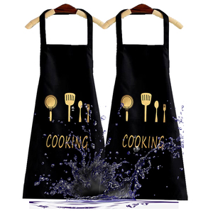 Tablier de cuisine de chef de cuisine étanche personnalisé avec logo standard à boucle réglable pour femmes et hommes - Product Image 1