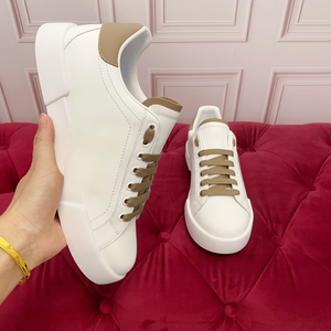 Nuove Scarpe Casual Dolce Fashion Trend Primavera 2026 con Graffiti Bianco e Marrone, Classiche con Suola Spessa, Stile Gabbana - Product Image 2