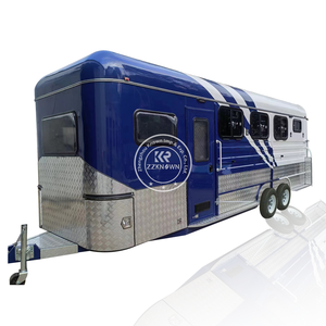 Remorque pour 4 chevaux de haute qualité fabriquée en Chine 2025, remorque pour 4 chevaux, chariot équestre pour selle de cheval - Product Image 1