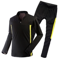 Survêtement de football de haute qualité, vêtements de sport personnalisés pour l'entraînement et le jogging, vêtements de sport pour hommes, 100% polyester, léger, respirant, service OEM personnalisé