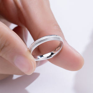 Anillo de Oro Blanco de 10K para Mujer, Joyería Messi MSR-2058 - Product Image 4