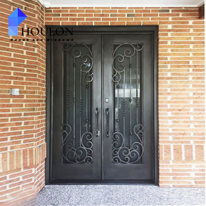 Porte d'entrée en fer forgé <span class=keywords><strong>de</strong></span> style ferme pour écuries et fermes équestres - Product Image 3