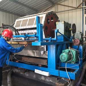 Machine de fabrication de boîtes et de caisses à œufs entièrement automatique à haute capacité avec moteur à engrenages PLC et roulement à vendre - Product Image 6