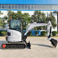 Nouvelle pelle sur chenilles compacte de 3,5 tonnes, 2 tonnes, 1,6 tonne, certifiée EPA CE, pour usage agricole, prix personnalisés