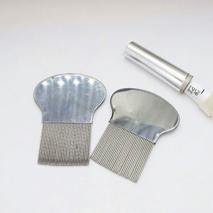Grande Offerta Prezzo Conveniente Pettine Antiparassitario Lavabile in Acciaio Inossidabile Anti Deformazione per Pulci e Pidocchi per Uso Domestico (con Logo) - Product Image 1
