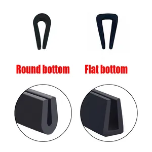 Guarnizione in Gomma EPDM Nera Industriale a Profilo U per Protezione Bordi di Metallo e Vetro, Resistente - Product Image 6