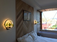 Quacent Luxury Prefab House Villa Finition haut de gamme SIPs Panneaux avec bûche Pliable Maison Structure personnalisée Villa préfabriquée