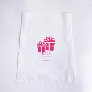 Custom multi-coloured shopping plastic carry bag printed single color for your logo design