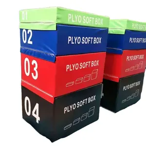 고품질 4 in 1 향상된 점프 박스 체조 피트니스 소프트 점프 박스 Plyo 박스