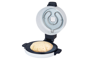 HONGAR Máquina Eléctrica para Hacer Pan Árabe con Ventana de 30CM, Acero Inoxidable, 1800W, Capacidad de 1 lb, Función de Temporizador, Uso Doméstico, Certificación CB/EMC - Product Image 5