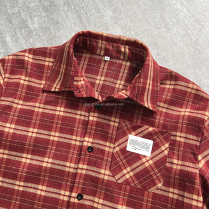 Custom Streetwear Casual <b>Short</b> <b>Sleeve</b> T-<b>shirt</b> Luxury <b>Button</b> <b>up</b> Oversized Cotton t <b>Shirt</b> Designer Plaid Polo <b>Shirts</b> for Men - Product Image 3