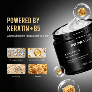 Pomata Opacizzante OEM alla Cheratina B5 per lo Styling dei Capelli, Volumizzante, a Tenuta Forte, Lucidante e Idratante, Argilla per Capelli da <span class=keywords><strong>Uomo</strong></span> per Tutti i Tipi di Capelli - Product Image 3