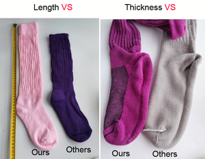 21 pollici extra lungo di buona qualità da <span class=keywords><strong>donna</strong></span> con <span class=keywords><strong>stivale</strong></span> arricciato a balze da <span class=keywords><strong>donna</strong></span> in cotone allentato da <span class=keywords><strong>donna</strong></span> a qualsiasi lunghezza - Product Image 2