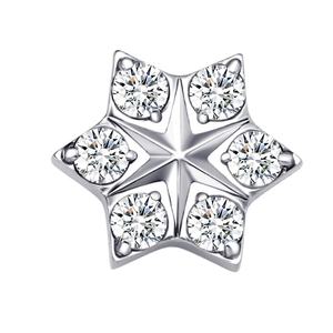 <b>Piercing</b> Stories ASTM F 136 <b>Titanium</b> Flower Shaped Internally Threaded Top <b>Piercing</b> <b>Jewelry</b> - Product Image 4