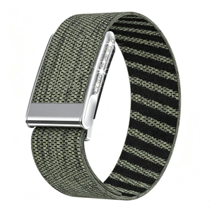 Bracelet de montre en nylon tressé respirant, bracelet de remplacement en métal incrusté de diamants pour Whoop MG - Product Image 3