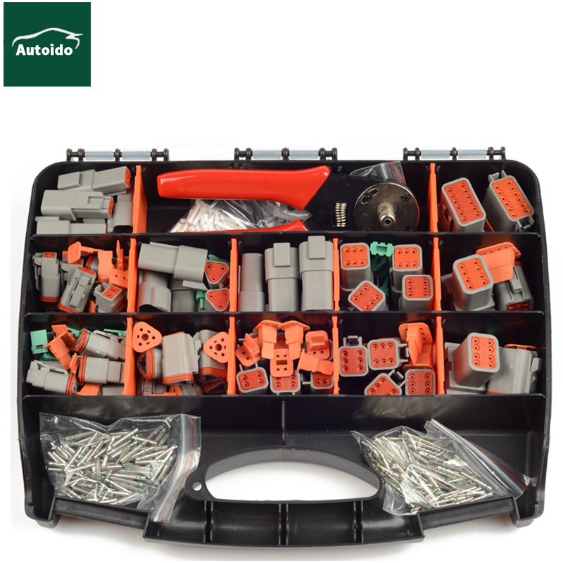 DT Connector Kit JRready Deutsch – 2,3,4,6,8,12 Pin Waterproof Connectors With Size 16 Contacts & Removal Tool Waterproof Electrical Connectors - View #10
