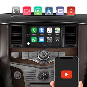 370z pour mise à niveau <span class=keywords><strong>Apple</strong></span> <span class=keywords><strong>Carplay</strong></span> compatible avec Nissan 350Z 370Z écran HD d'origine - Product Image 6