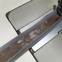 Machine à coudre industrielle à triple entraînement pour cuir, siège de voiture, double aiguille, RN-4420