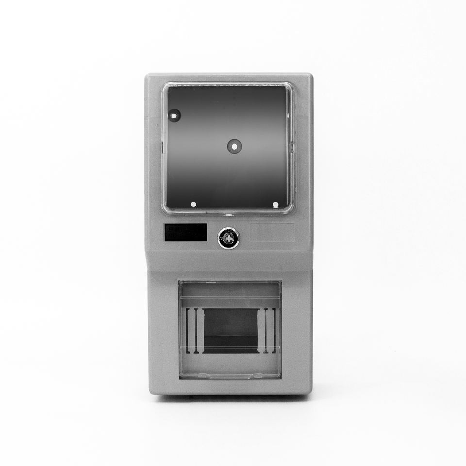 OEM Lockable Mechanical Electricity Meter Box PC ABS Plastic ...