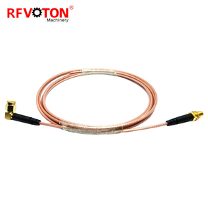 Prix usine – Connecteur SMA femelle traversant pour câble pigtail SMA mâle RA 90 degrés, 1m, pour assemblage de câbles RG316 - Product Image 1