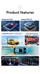 Aotsr Máy nghe nhạc đa phương tiện cho Dodge 2019 2023 màn hình cảm ứng GPS navigation đơn vị đầu Carplay <span class=keywords><strong>Android</strong></span> Auto 14.4 inch đài phát thanh xe hơi - Product Image 4