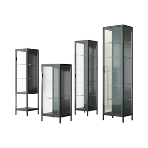 ארון יוקרה מודרני סלון יין ארון עם מסך מסך מסך אור זכוכית למזג יין אדום באינטרנט מחיצה - Product Image 1