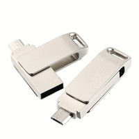 Clé USB OTG personnalisée 256 Go 2 en 1 Android Micro U disk Clé USB