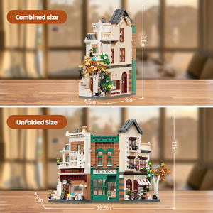 Takasaki YC184 Juego de bloques de construcción, rompecabezas decorativo para niños, 200-400 piezas, de 8 a 13 años - Product Image 3