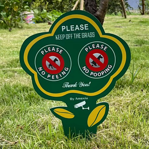 Custom Cut Metal Sign Congratulation Celebration Yard <strong>Signs</strong> <strong>Outdoor</strong> Advertising <strong>Garden</strong> Tin Sign With Stakes - Product Image 4