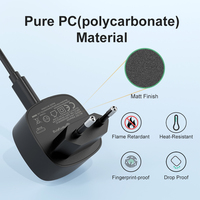 Chargeur de voyage EU Type-C 5V 1A à port unique pour iPhone et Samsung