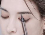 Durable Global Patent Brown Liquid Eyebrow <b>Pen</b> For One Hand Use With Automatic Lid And <b>Refillable</b> Feature - Product Image 3