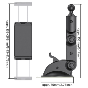 Shunwei Flexible 360 degrés Rotation <span class=keywords><strong>voiture</strong></span> support pour téléphone tableau de bord mur collant ventouse support Mobile chargeur Stable sécurisé - Product Image 3