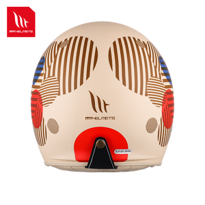 MT LE MANS 2 SV Dual ABS Medio casco para hombres Mujeres Azul Negro Cara abierta Casco de motocicleta con protección solar Nueva condición - Product Image 5