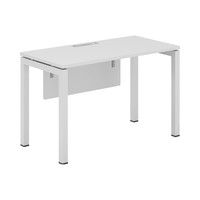 Bureau en bois de style minimaliste moderne Poste de travail durable pour le personnel et les panneaux administratifs Style bois