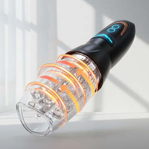 Masturbador Automático LOVE para Hombres con 10 Vibraciones, 8 Patrones de Empuje y Rotación, Características Específicas para Hombres - Product Image 1