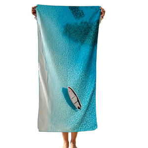 अनुकूलित पसीने को अवशोषित करना त्वरित-सुखाने ग्रीष्मकालीन समुद्र तट 88% पॉलिएस्टर 12% नायलॉन डबल-पक्षीय फ्लेक्स योग खेल तौलिया - Product Image 3