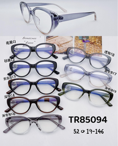Montature per Occhiali Personalizzate con Logo, Montature Ottiche in TR90, Occhiali da Vista alla Moda, Montatura Ottica Piatta per Miopia, Stile <span class=keywords><strong>Occhio</strong></span> <span class=keywords><strong>di</strong></span> Gatto - Product Image 6