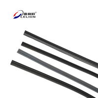 LELION  Penjualan Terbaik Model Terbaru  Karet Pengganti Wiper Kaca Mobil 8mm 24 Inch Hybrid Silicone Wiper Blades Rubber Refill Strips