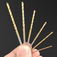 60 pièces de longueur en tailles de 6 pouces 3/64 1/16 5/64 3/32 7/64 1/8 ensemble de forets hélicoïdaux pour bois/plastique/alliage
