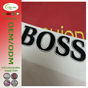 Patchs en TPU personnalisés avec lettres en relief 3D, estampage à chaud, logo, étiquette de transfert thermique, autocollant pour vêtements - Product Image 1