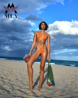 MLY Maillot de bain bikini tongs deux pièces à la mode sexy pour femmes et filles