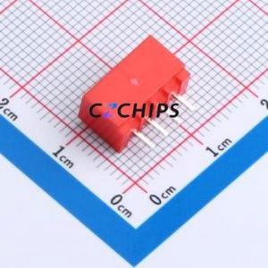 HC-XHB-4A-R Wire-to-Board Pin Header Through hole Component (THT),P=2.5mm Connector 1x4P 2.54mm Through Hole XHB - Product Image 2