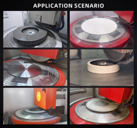 Mesa Rotatoria de Eje Horizontal CNC de Precisión para Rectificado de Superficies y Acabado de Componentes Metálicos