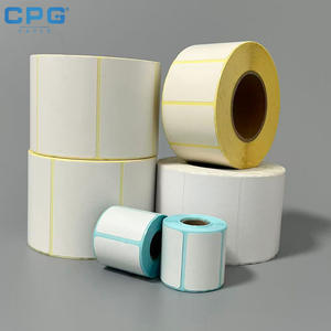 Wholesale High Quality Barcode Printing <b>Paper</b> Blank Eco Friendly Food Grade Address Label Ecommerce Shipping Label Sticker <b>Roll</b> - Product Image 1