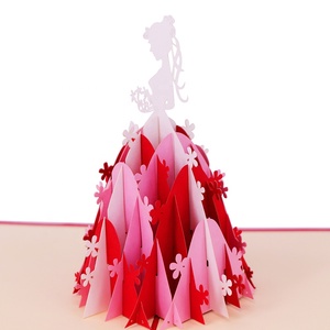 WINPSHENG Tùy Chỉnh 3d <span class=keywords><strong>Pop</strong></span> Up Tất Cả Các Dịp Thiệp Chúc Mừng Quinceanera Lời Mời Hochpalisaskarte - Product Image 1