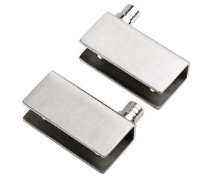 Porte vitrée en acier inoxydable pour vitrine, charnière de porte de vitrine, accessoires en verre - Product Image 1