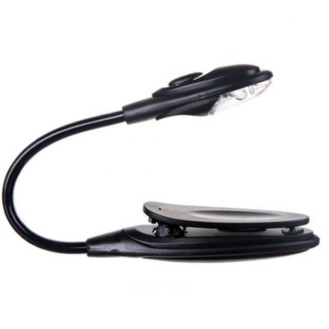Led Book Light Mini Clip-On Flexible Bright LED Lamp Light Book Reading Lamp for Travel Bedroom Book Reader Christmas Gifts