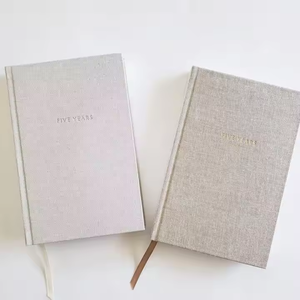 Tùy chỉnh <span class=keywords><strong>hardback</strong></span> A6 Tạp Chí Linen máy tính xách tay Linen bao phủ trống cuốn sách - Product Image 1