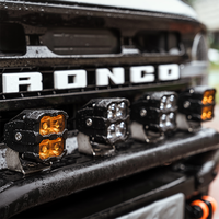 Ripdark brevet 12V/24V LED A-pilier fossé Pod lumières nouvelle lumière de travail de pare-chocs pour camions Bronco Wrangler F150 Tacoma Hilux