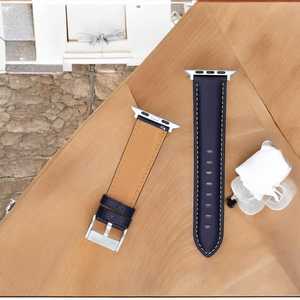 Correa de Cuero Genuino de Lujo Upro para Reloj Apple Series 11 10 9 8 7 6 Ultra 2 SE 49mm 46mm 42mm, Correa de Reloj de Cuero a la Moda - Product Image 5